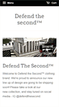 Mobile Screenshot of defendthesecond.net