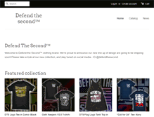 Tablet Screenshot of defendthesecond.net